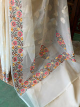 Off white Net Kotta saree - PBR64