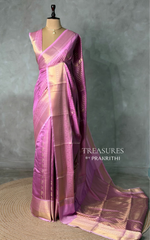 Lilac Pink banarasi silksaree -LZ8I
