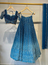 Blue lehenga set-PL12