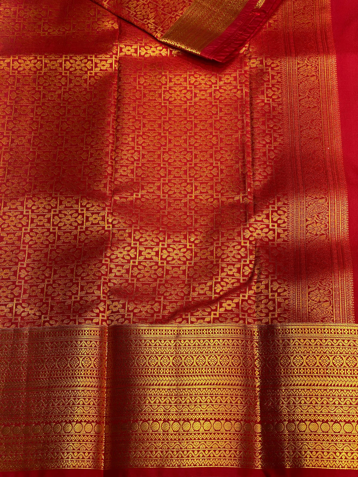 Maroon red bridal kanchipuram saree- PBK005