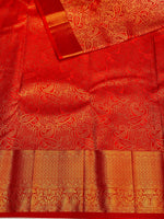Red bridal kanchipuram saree- PSK002
