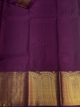 Sandal and Violet kanchipuram silk saree- PSSR330