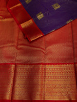 Violet an Red silk saree- PSSV