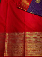 Violet an Red silk saree- PSSV