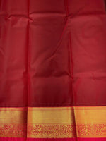 Dark Green and maroon stripes kanchipuram- SSI094