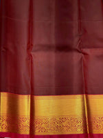 Dark wine and maroon stripes kanchipuram- SSI045