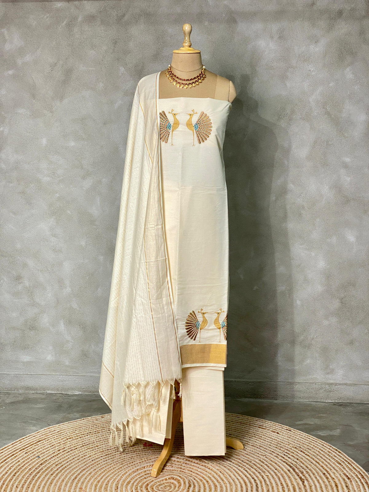 Onam salwar material - PBIRD 1