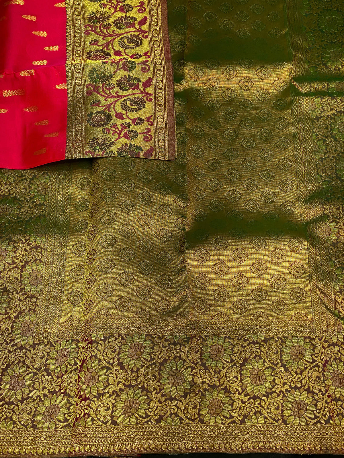 Pure Kanchipuram Silk saree - PMEENA1