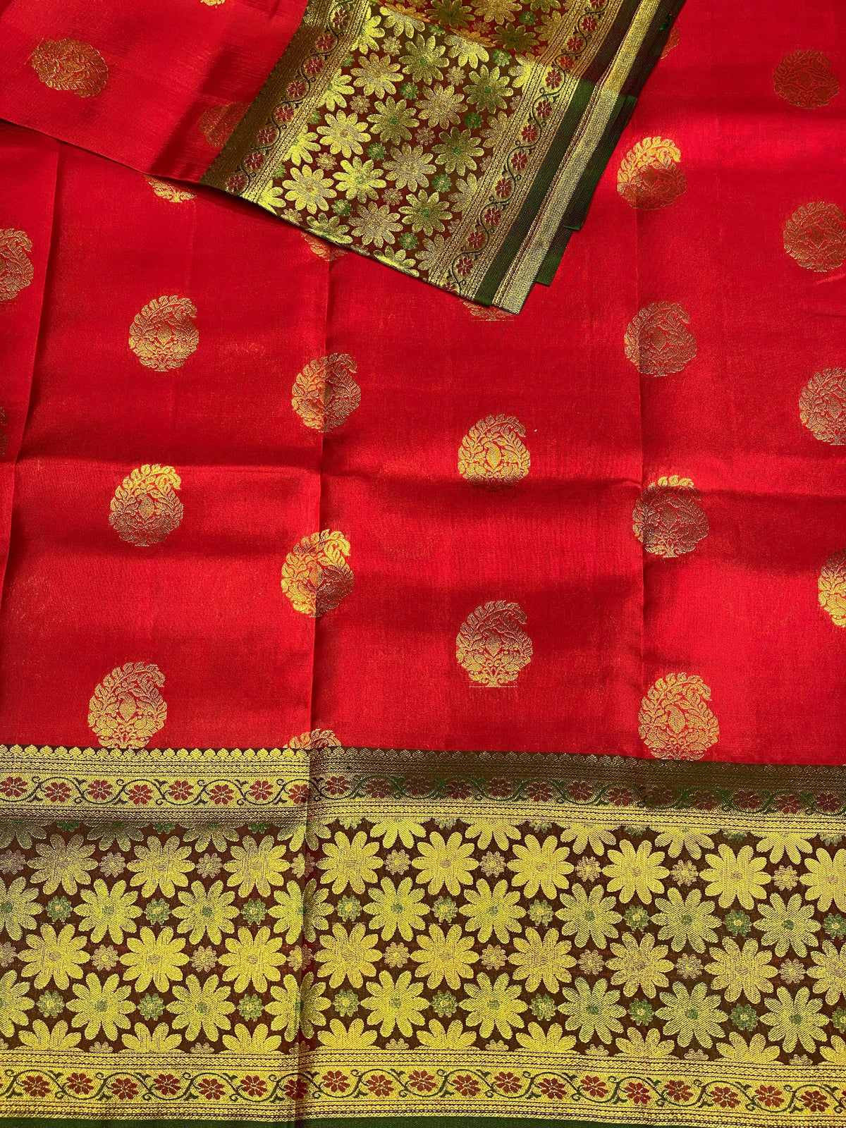 Pure Kanchipuram Silk saree - PMEENA2