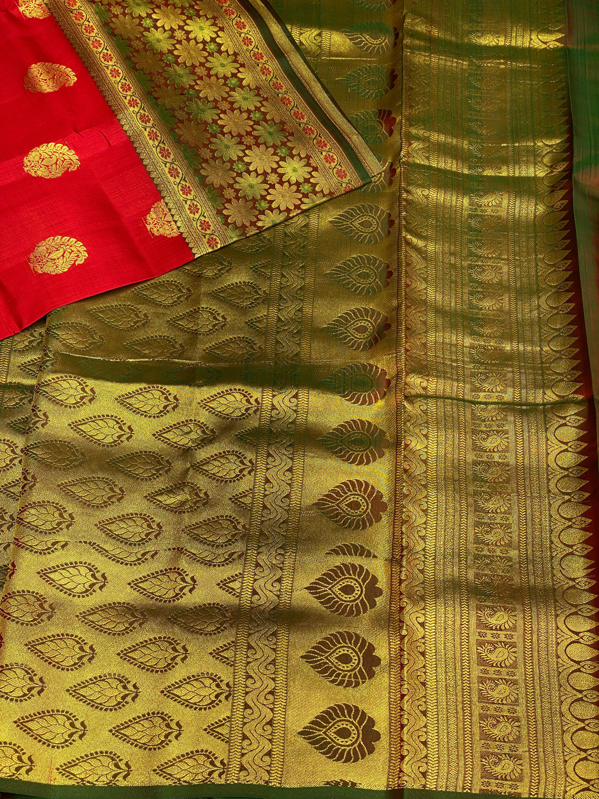 Pure Kanchipuram Silk saree - PMEENA2