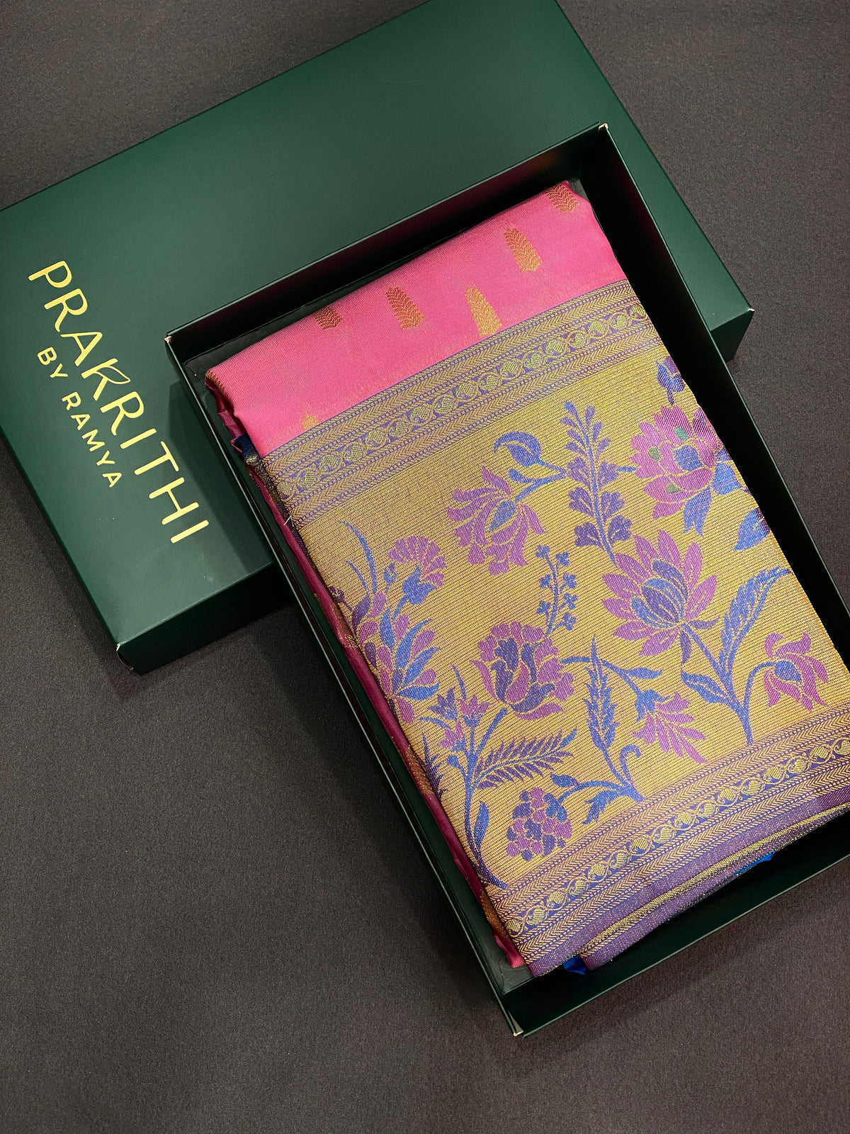 Pure Kanchipuram Silk saree - PMEENA3