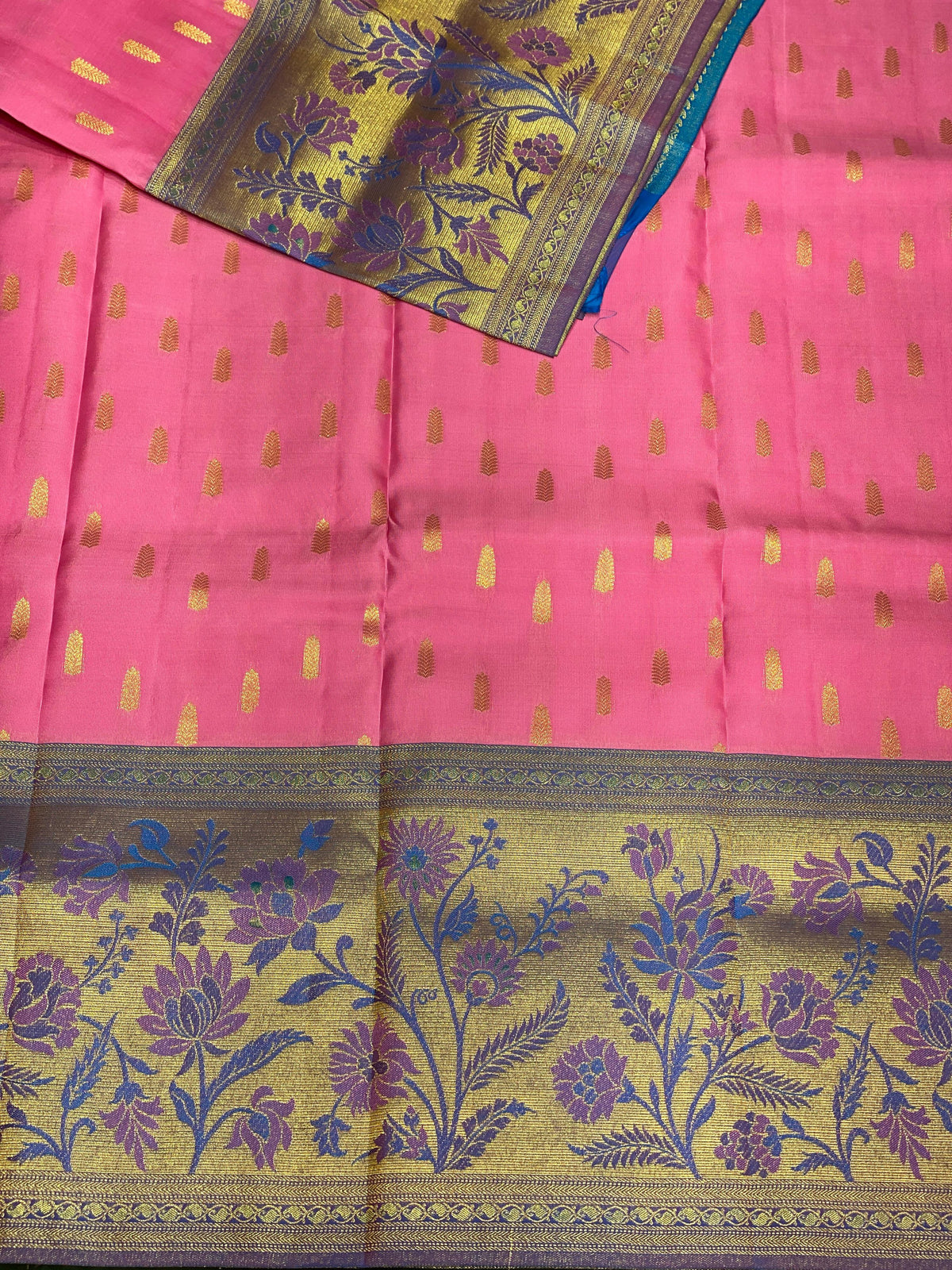 Pure Kanchipuram Silk saree - PMEENA3