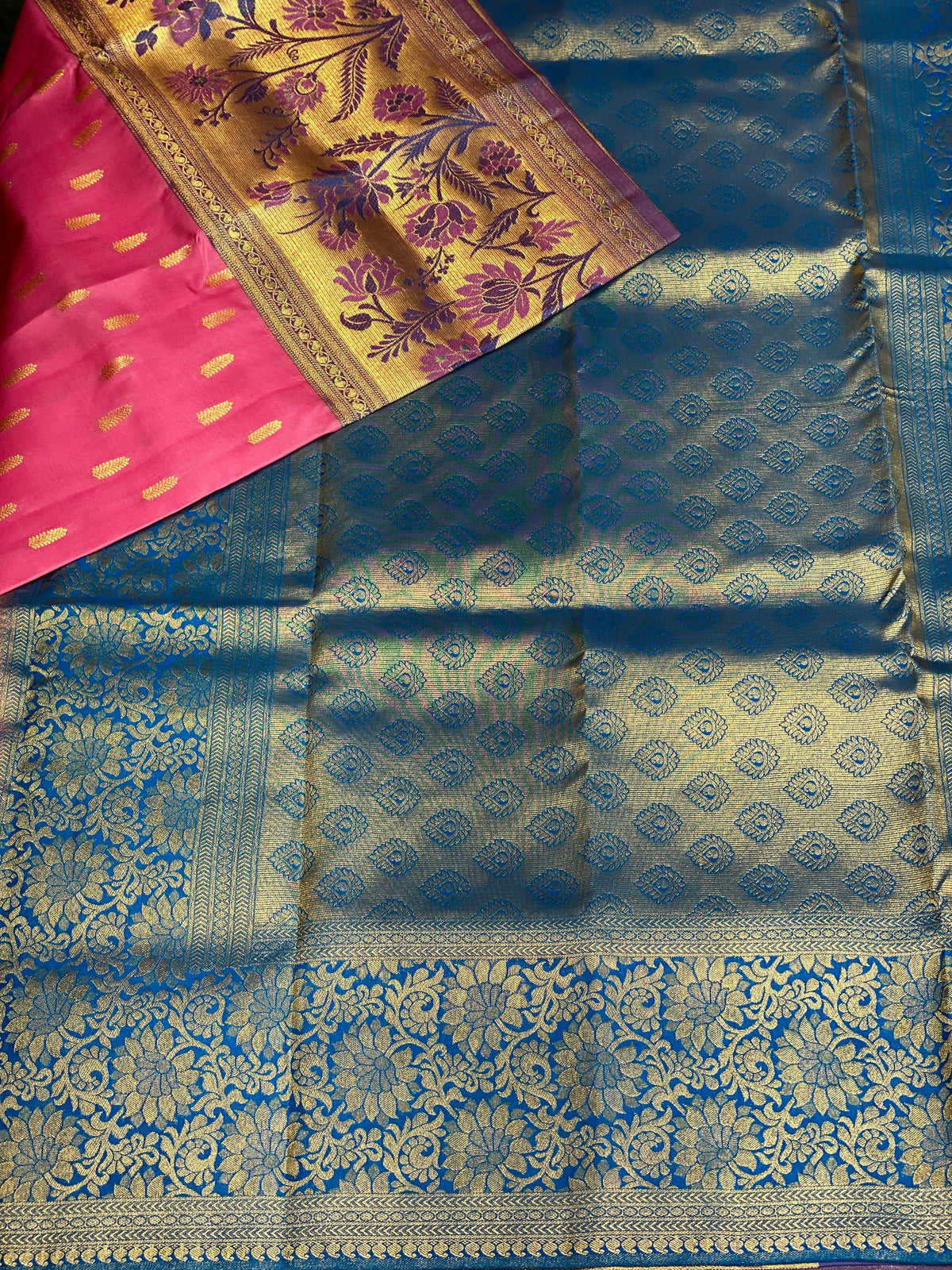 Pure Kanchipuram Silk saree - PMEENA3