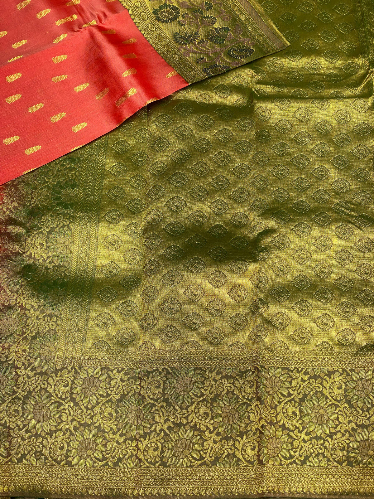 Pure Kanchipuram Silk saree - PMEENA5
