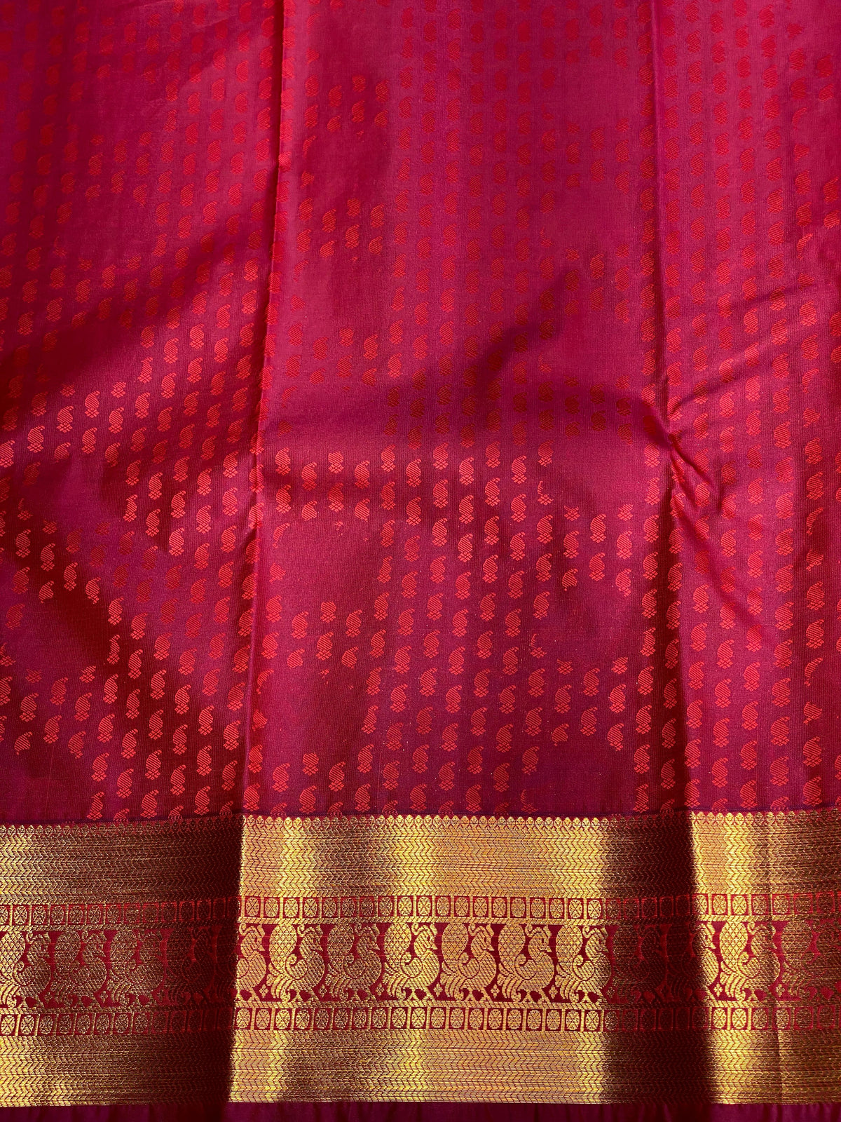 yellow and magenta silk saree- PSP1