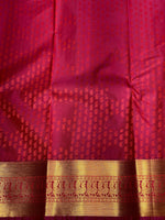 yellow and magenta silk saree- PSP1