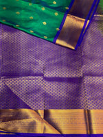 Green and Blue silk saree- PSPP5