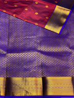 Green and Blue silk saree- PSPP6