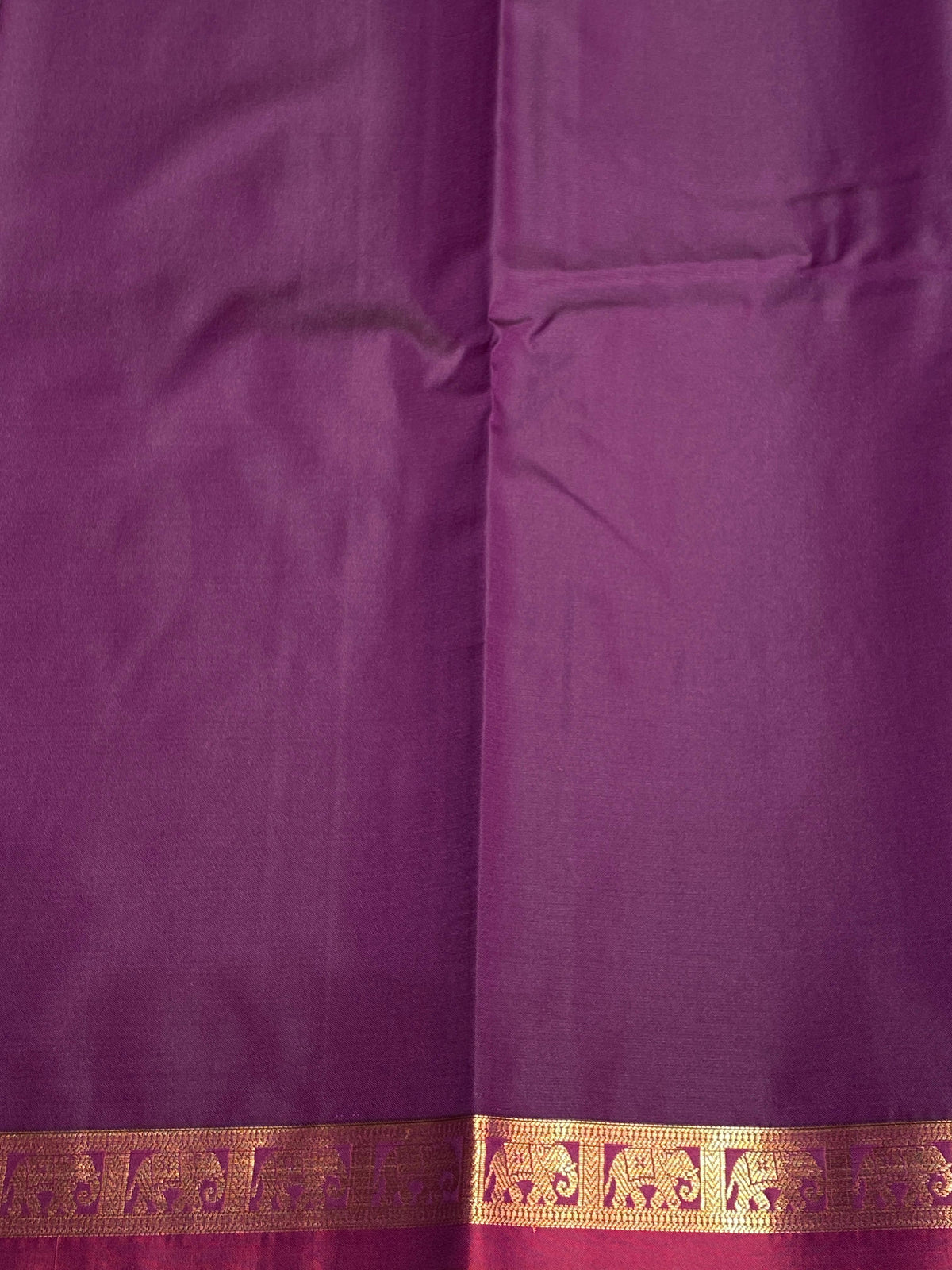 Lavender and maroon soft silk saree - PSE4