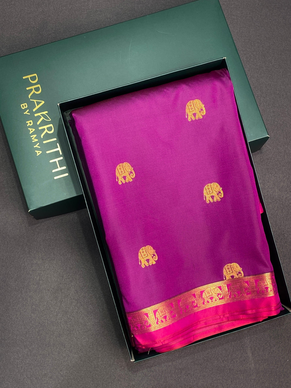 Vadamalli and green soft silk saree - PSE5