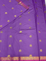 Lavender and maroons oft silk saree - PSE14