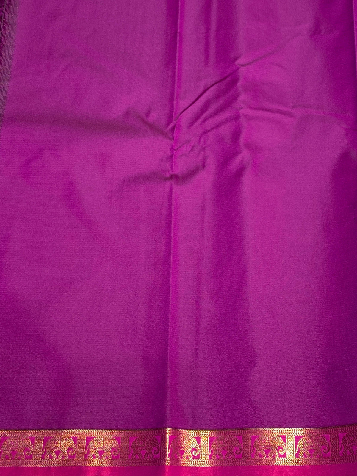 Olive green and purple soft silk saree - PSE15