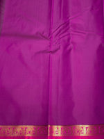 Olive green and purple soft silk saree - PSE15