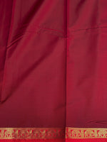 Sage green and maroons oft silk saree - PSE13