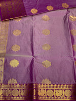 Lavender and purple silk saree- PSSC7H
