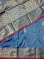 Light blue Banarasi Saree - PBAN05