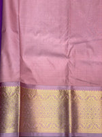 Purple and pink Kanchipuram Silk saree - PPSILKIJ