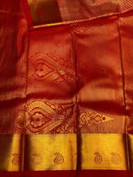 Maroon Bridal Kanchipuram Silk saree - PBRIDE1