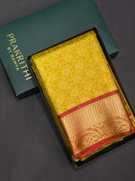 Yellow Bridal Tissue Kanchipuram Silk saree - PBRIDE5