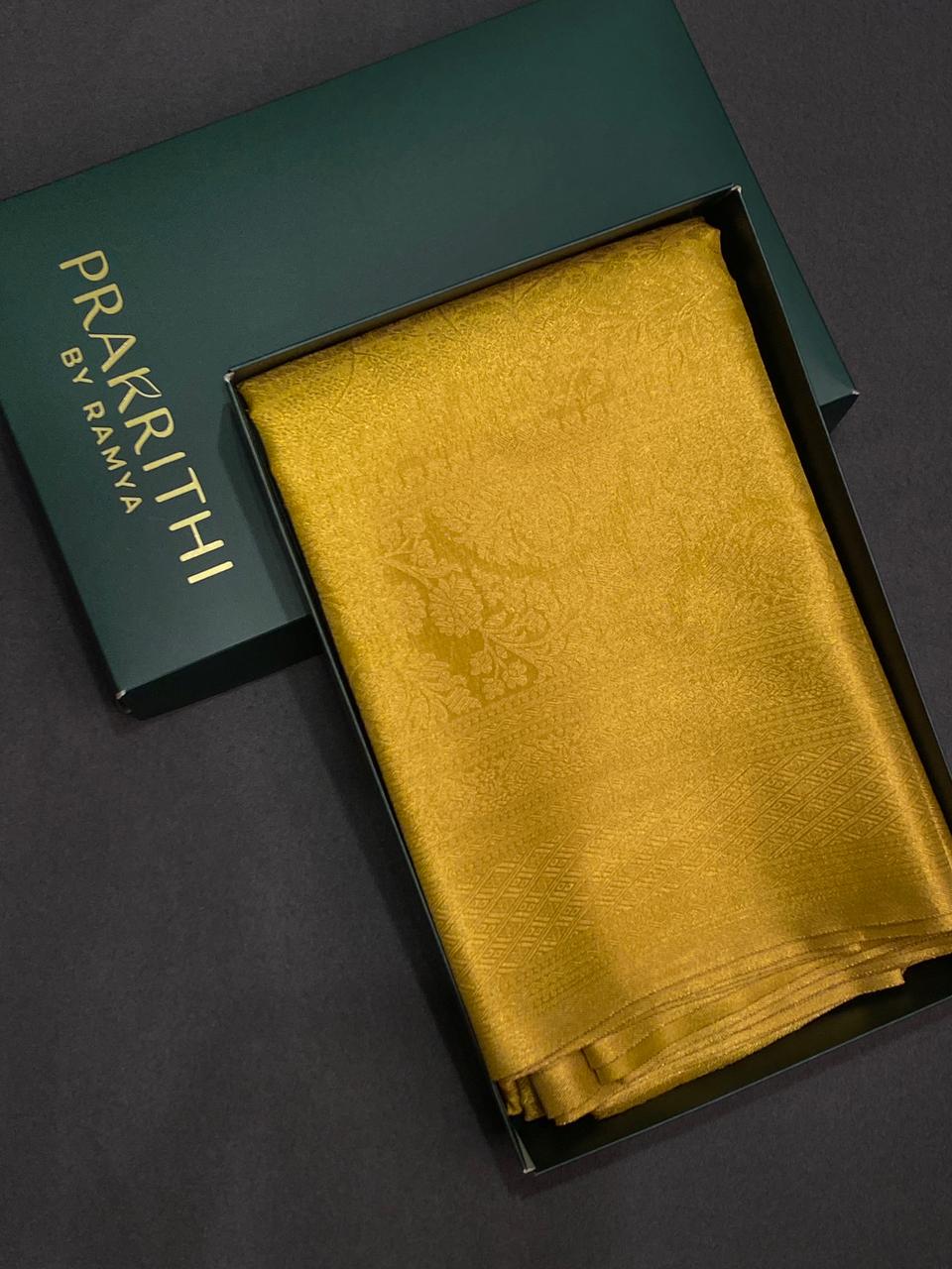 Gold Tissue Kanchipuram Silk saree - PBRIDE8