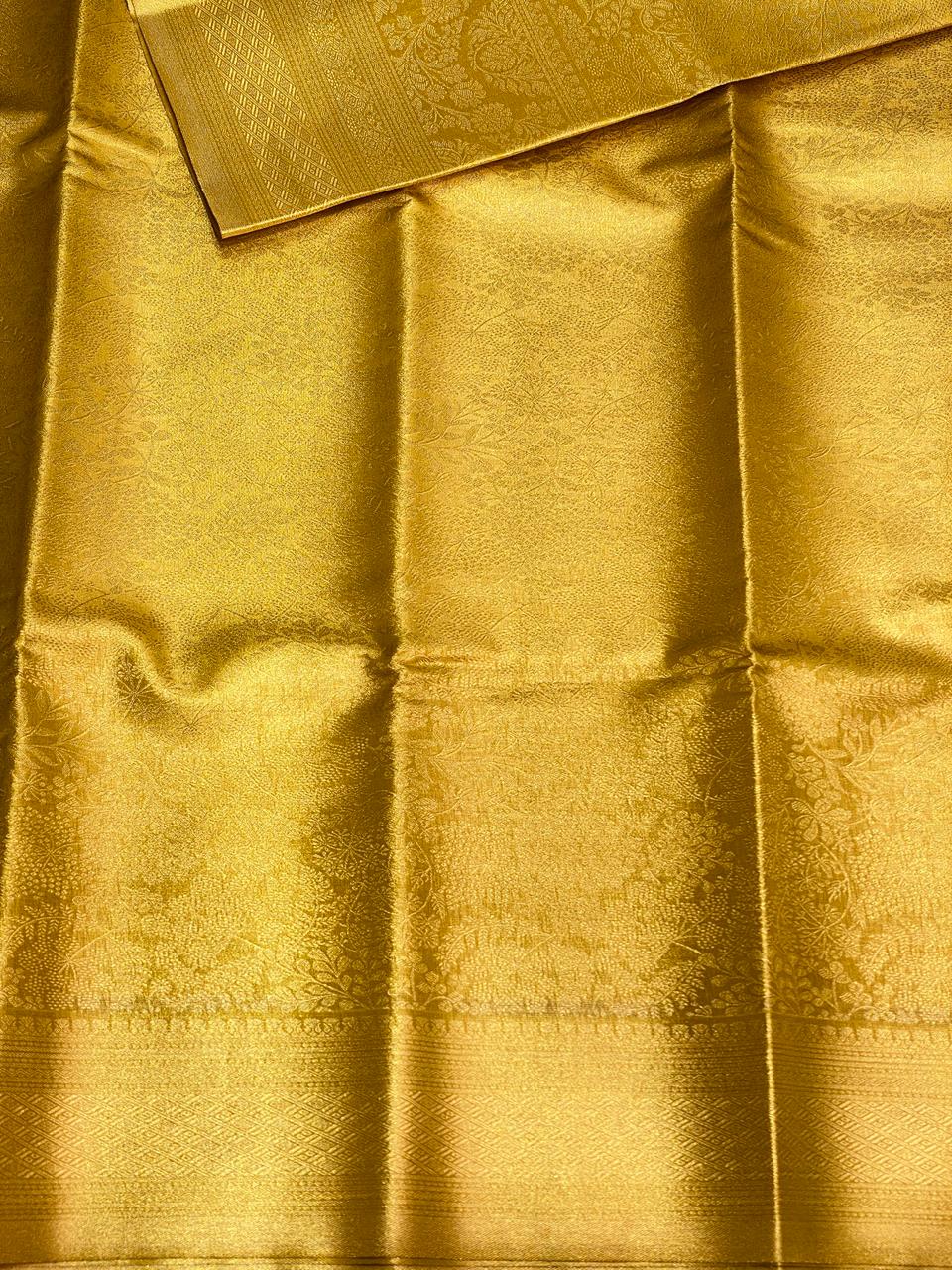 Gold Tissue Kanchipuram Silk saree - PBRIDE8