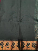Maroon and Green Kanchipuram Silk saree - PPSILKO