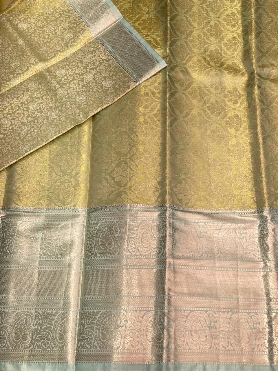 Bridal Tissue Kanchipuram Silk saree - PBRIDE8