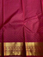 Brown and Maroon silk saree- PSP10