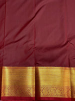 Dark wine and maroon Kanchipuram Silk saree - PPSILKQ