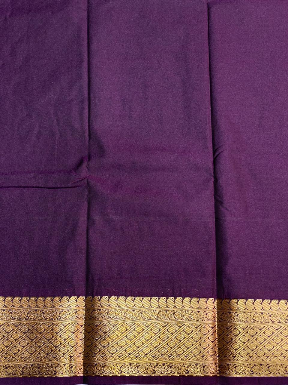 Purple Kanchipuram Silk saree - PSM