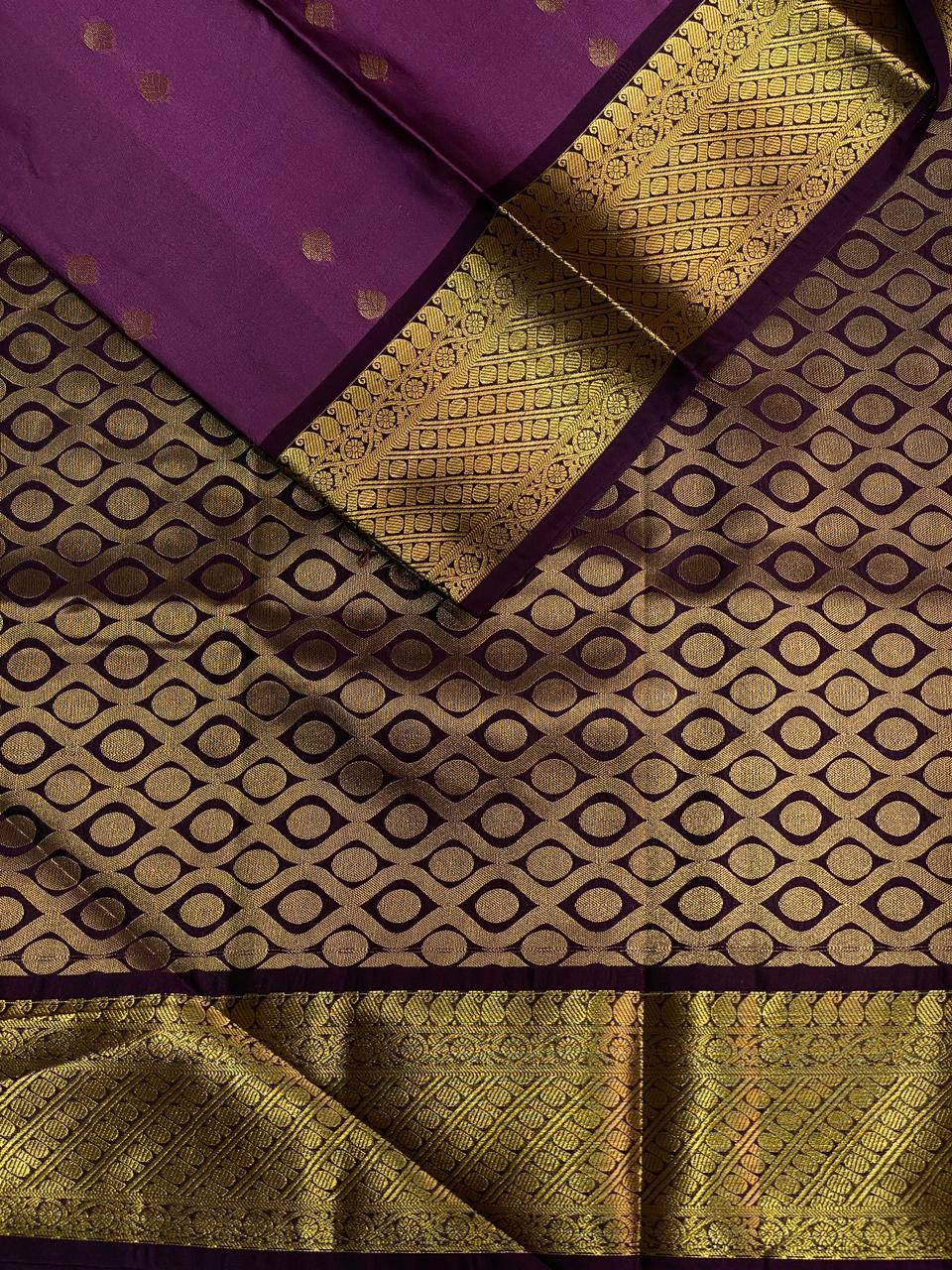 Purple Kanchipuram Silk saree - PSM