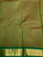 Maroon and green Kanchipuram Silk saree - PSB