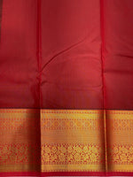 Dark Green and maroon Kanchipuram Silk saree - PPSILKe