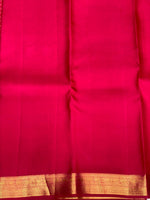Yellow and magenta pure Kanchipuram Silk saree - PPSILK34
