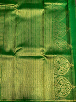 Magenta and parrot green Pure Kanchipuram Silk saree - PPSILK14