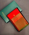 Red and Green Pure Kanchipuram soft Silk saree - PPSILK19