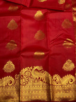 Maroon Pure organza Kanchipuram Silk saree - PPSILK20