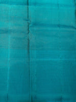 Orange and blue pure Kanchipuram Silk saree - PPSILK31