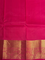 Orange and magenta pure Kanchipuram Silk saree - PPSILK32