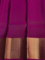 Green and purple pure soft Kanchipuram Silk saree - PPSILK45